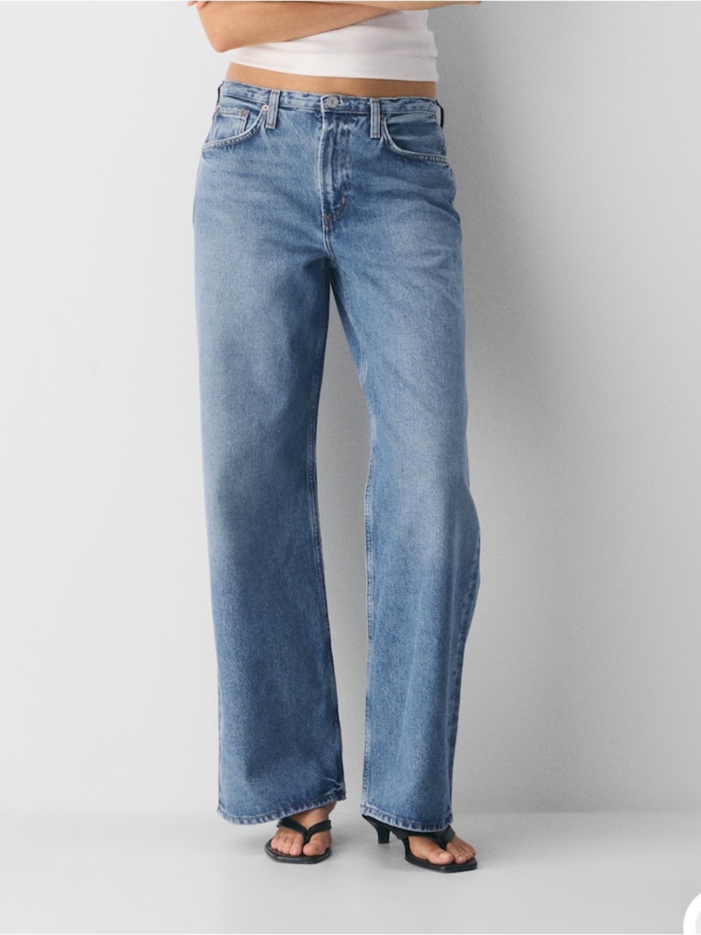Agolde Keira Jean in Downtown Denim size 28 NWT